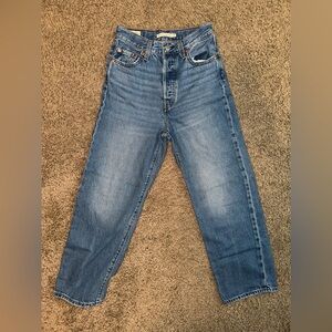 Levi’s Premium Ribcage Straight Ankle